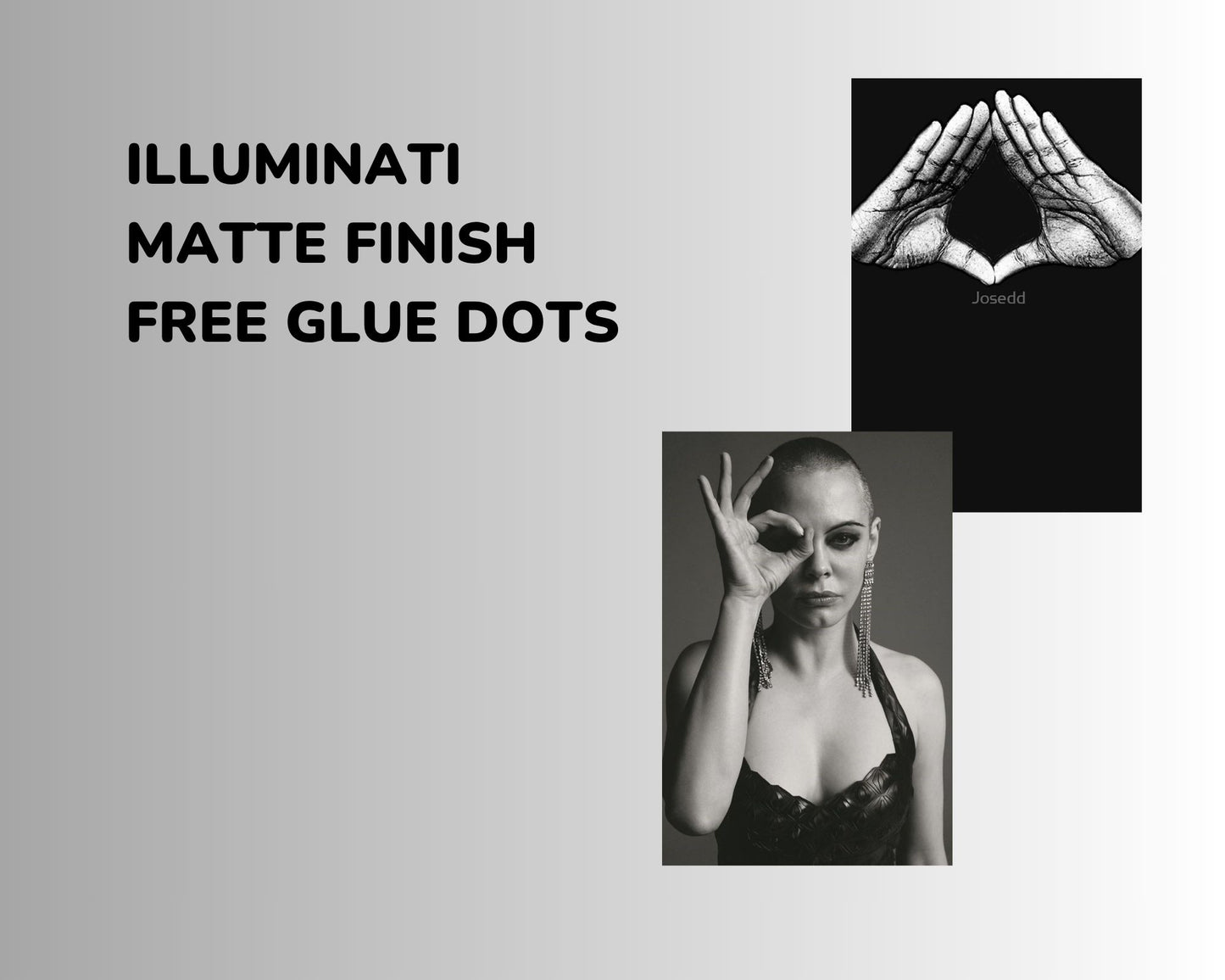 Posters Inc Pack of 54 Illuminati Posters, Home Decor Items For Living Room, Aesthetic Wall Stickers For Bedroom And Gym, Gifts For Women And Friends, 4x6 Inches Size Collage Art Kit, 300 GSM