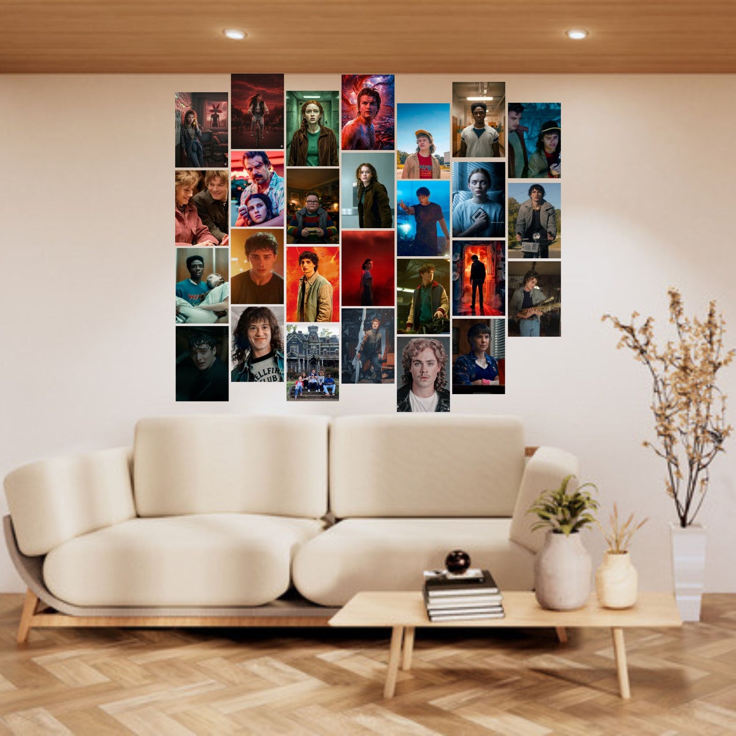 Posters Inc A6 Size Pack Of 27 Stranger Things Visual Prints Featuring Cinematic Horror Fantasy Geek Room Decor Netflix Collection Includes Glue Dots