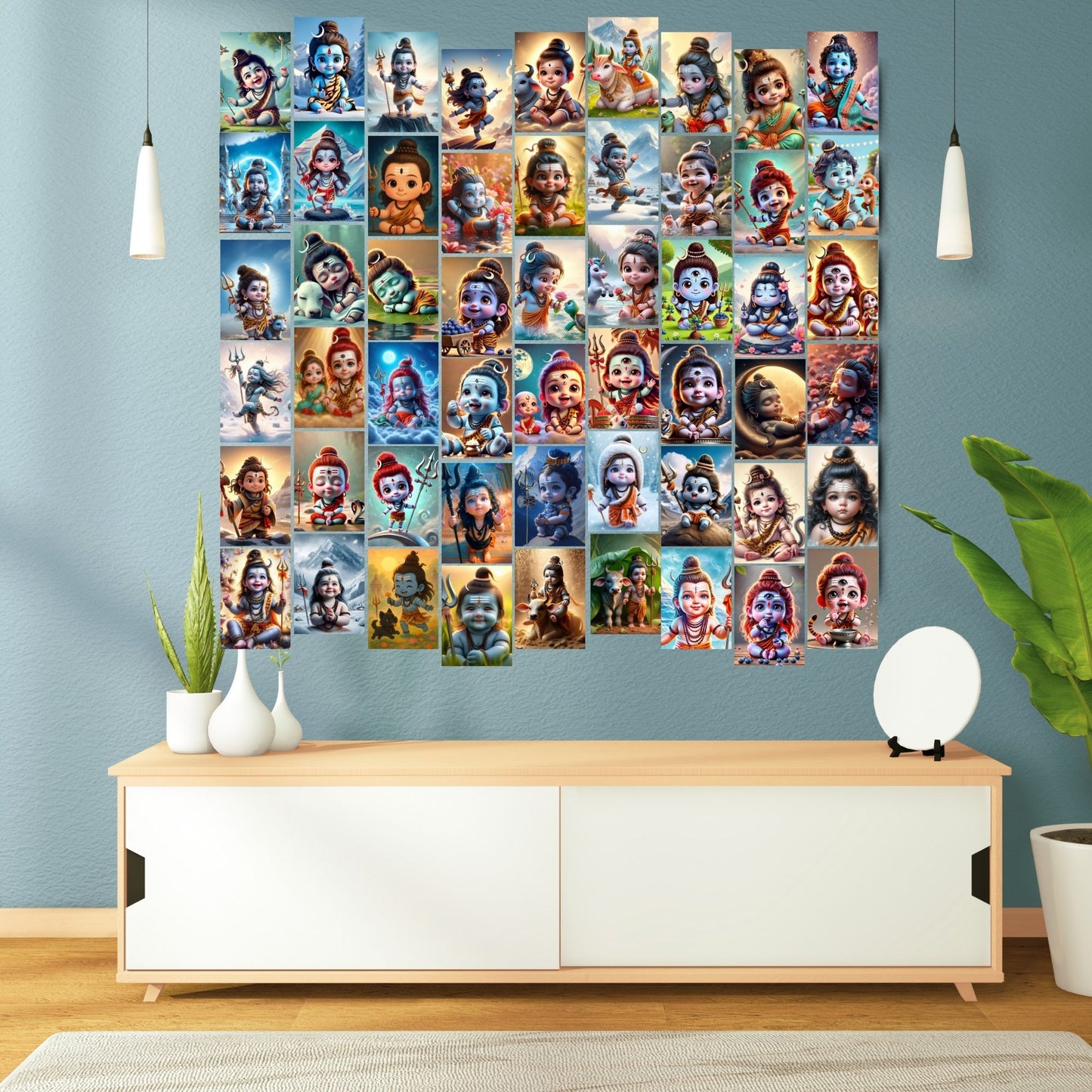 Posters Inc A6 Size Pack Of 54 Baby Gods Posters For Bedroom Decor Includes Glue Dots With Angelic Charm Design Grace Filled Artwork And Traditional Culture Inspired Divine Collection