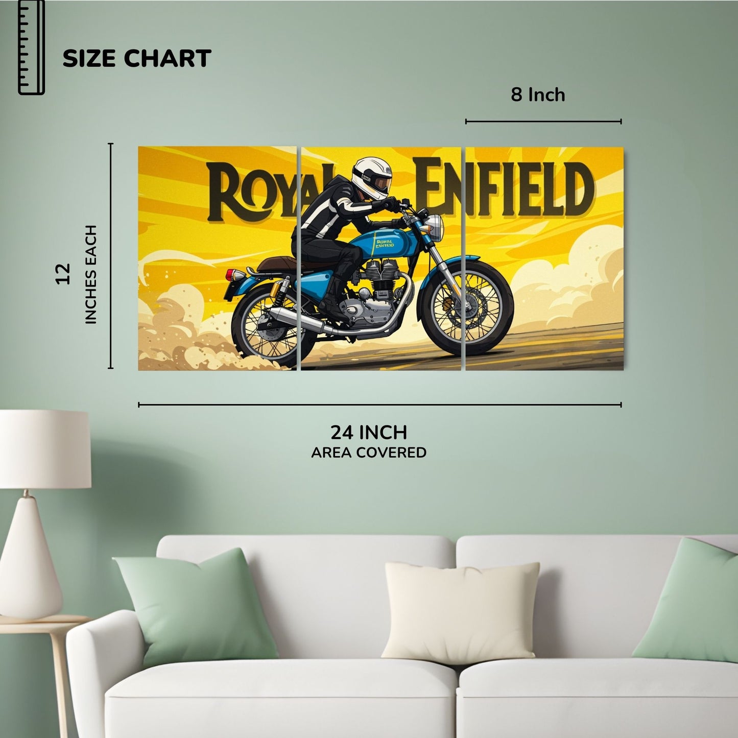 Posters Inc A4 Motorcycle Posters Pack Of 3 On 300 Gsm Matte Paper With Glue Dots Included Royal Enfield Inspired Poster Aesthetic Wall Decoration