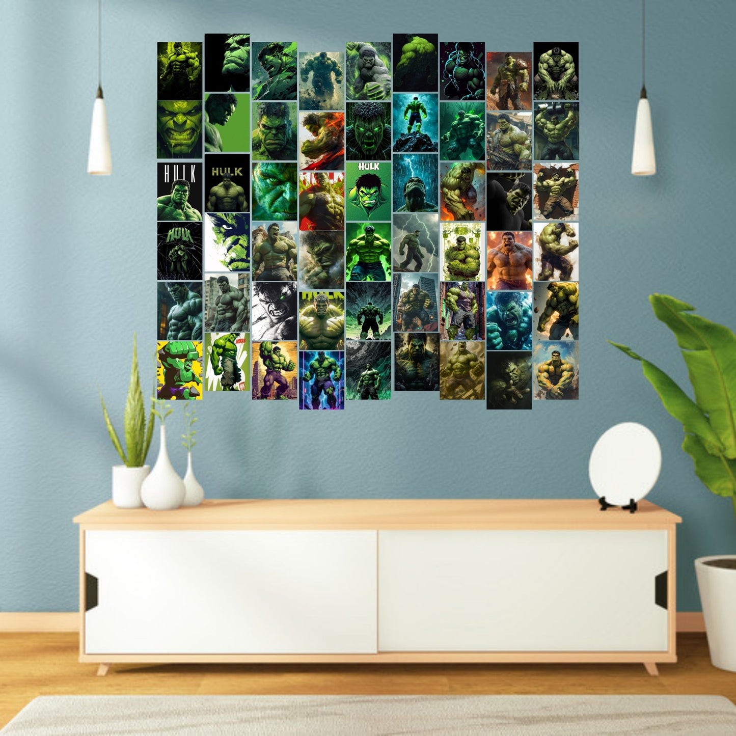 Posters Inc A6 Size Pack Of 54 Hulk Wall Posters For Bedroom Decor Includes Glue Dots Featuring Marvel Strength Design Heroic Motion Art And Epic Transformation Theme For Room Aesthetic