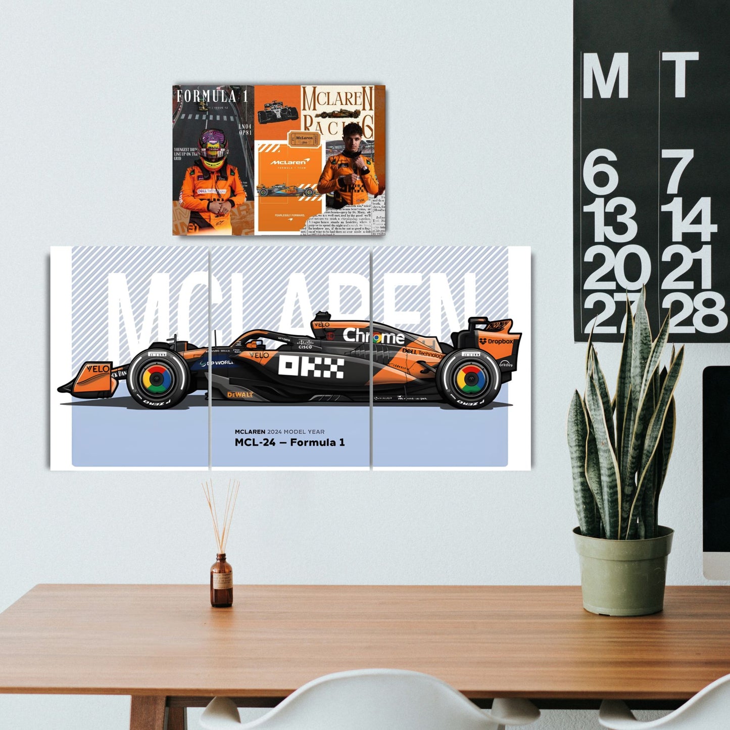 Posters Inc Mclaren F1 Split Posters For Room A4 Size Pack Of 4 Posters Printed On 300 Gsm Matte Paper With Glue Dots Included Wall Decoration Poster For Bedroom Study Room Office Racing Car Theme