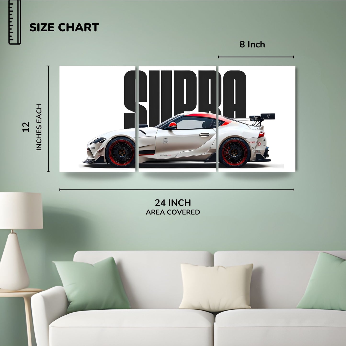 Posters Inc A4 Posters For Wall Supra Car Design Poster Set Of 3 With Glue Dots Included Printed On 300 Gsm Matte Paper For Room Decor Study Office Setup