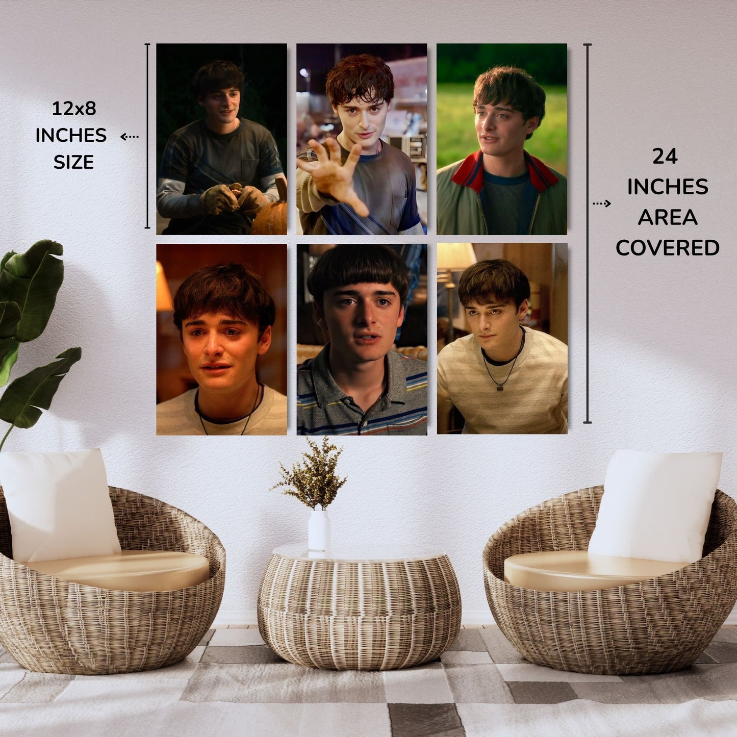 Aonami Stranger Things Retro Poster Set A4 Pack of 6 Posters 300 GSM Matte Paper Glue Dots Included Stranger Things Wall Decor For Bedroom Study Space Hostel Room Netflix Series Artwork