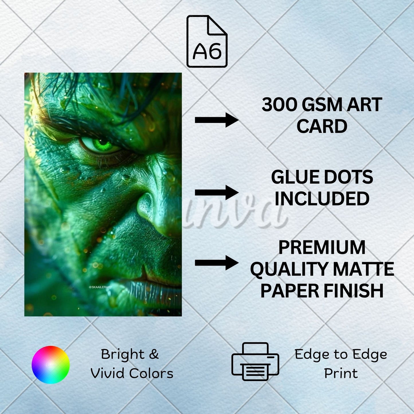 Posters Inc A6 Size Pack Of 54 Hulk Wall Posters For Bedroom Decor Includes Glue Dots Featuring Marvel Strength Design Heroic Motion Art And Epic Transformation Theme For Room Aesthetic