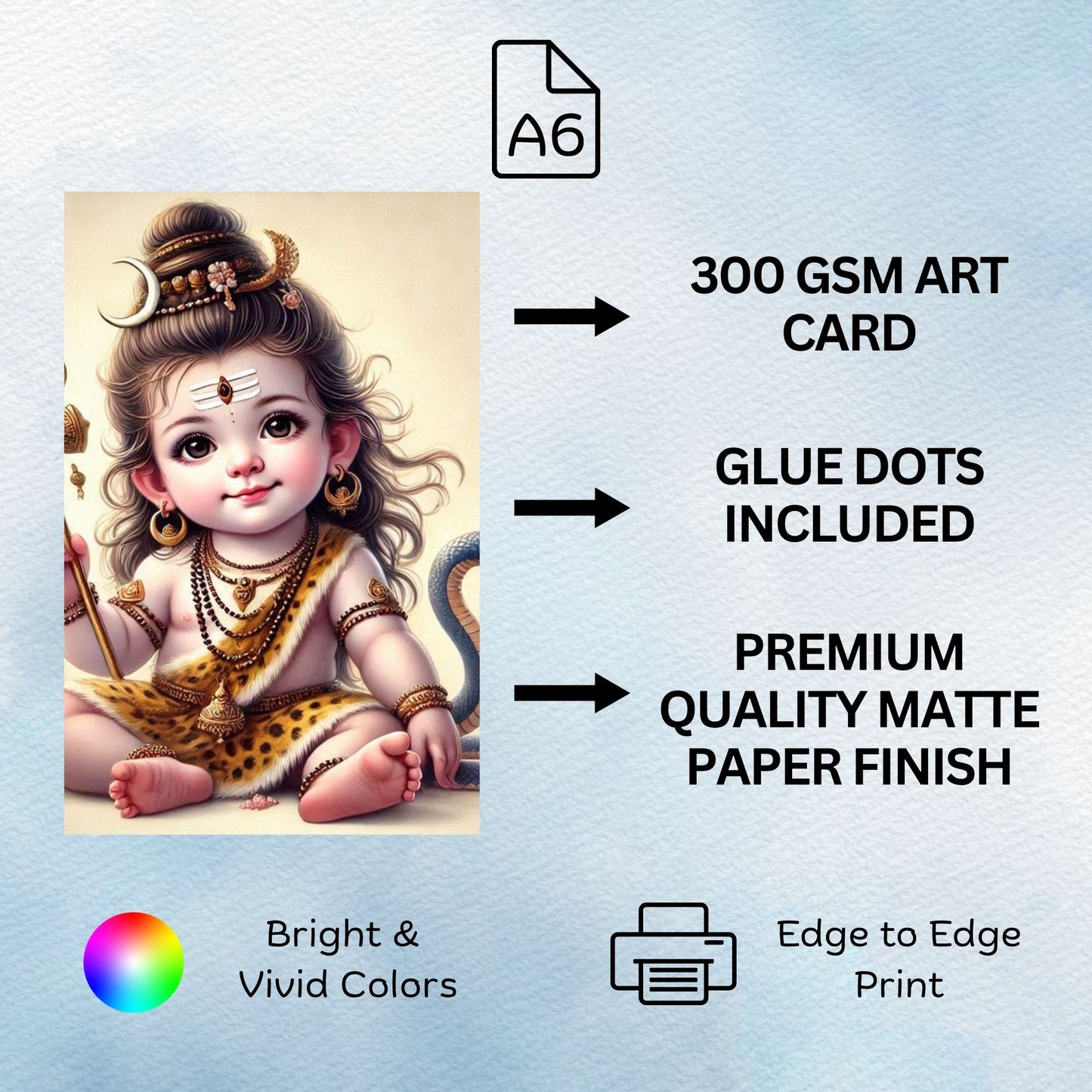 Posters Inc A6 Size Pack Of 54 Baby Gods Posters For Bedroom Decor Includes Glue Dots With Angelic Charm Design Grace Filled Artwork And Traditional Culture Inspired Divine Collection