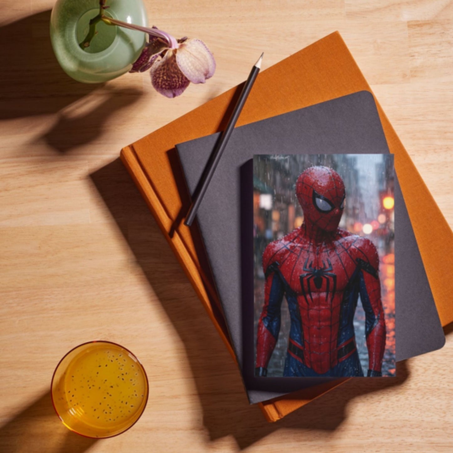 Posters Inc A6 Size Pack Of 54 Spider-man Wall Posters For Bedroom Decor Includes Glue Dots Featuring Web Slinger Artwork Urban Defender Theme And Epic Rooftop Scene For Room Aesthetic
