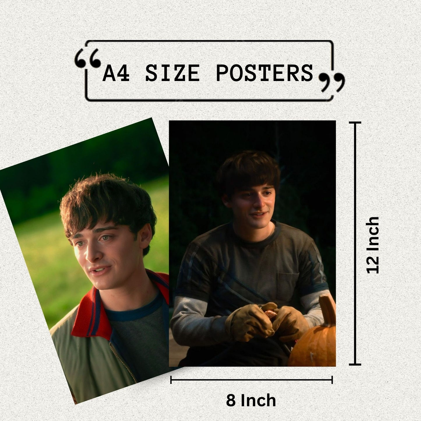 Aonami Stranger Things Retro Poster Set A4 Pack of 6 Posters 300 GSM Matte Paper Glue Dots Included Stranger Things Wall Decor For Bedroom Study Space Hostel Room Netflix Series Artwork