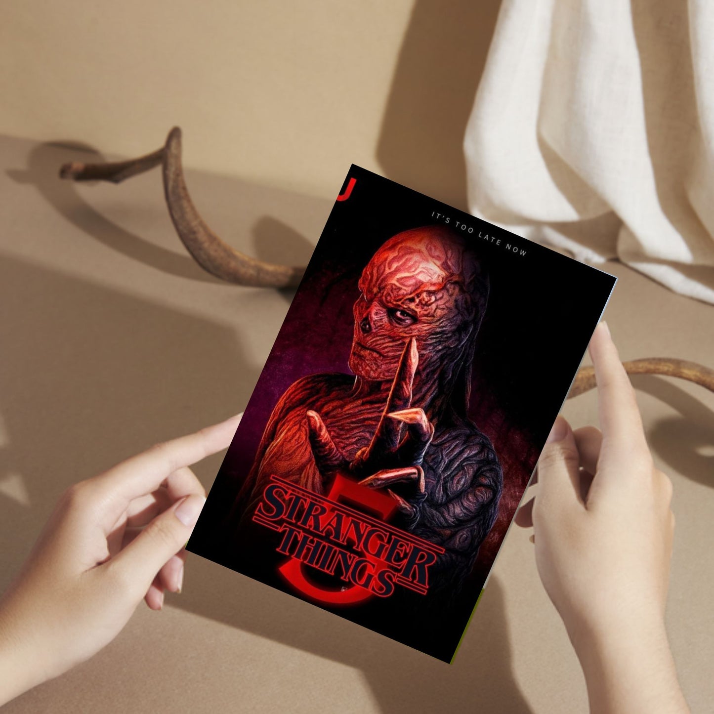Posters Inc A6 Size Pack Of 27 Stranger Things Wall Art Featuring Hawkins Theme Decor Retro Neon Aesthetic Netflix Series Collectible Includes Glue Dots