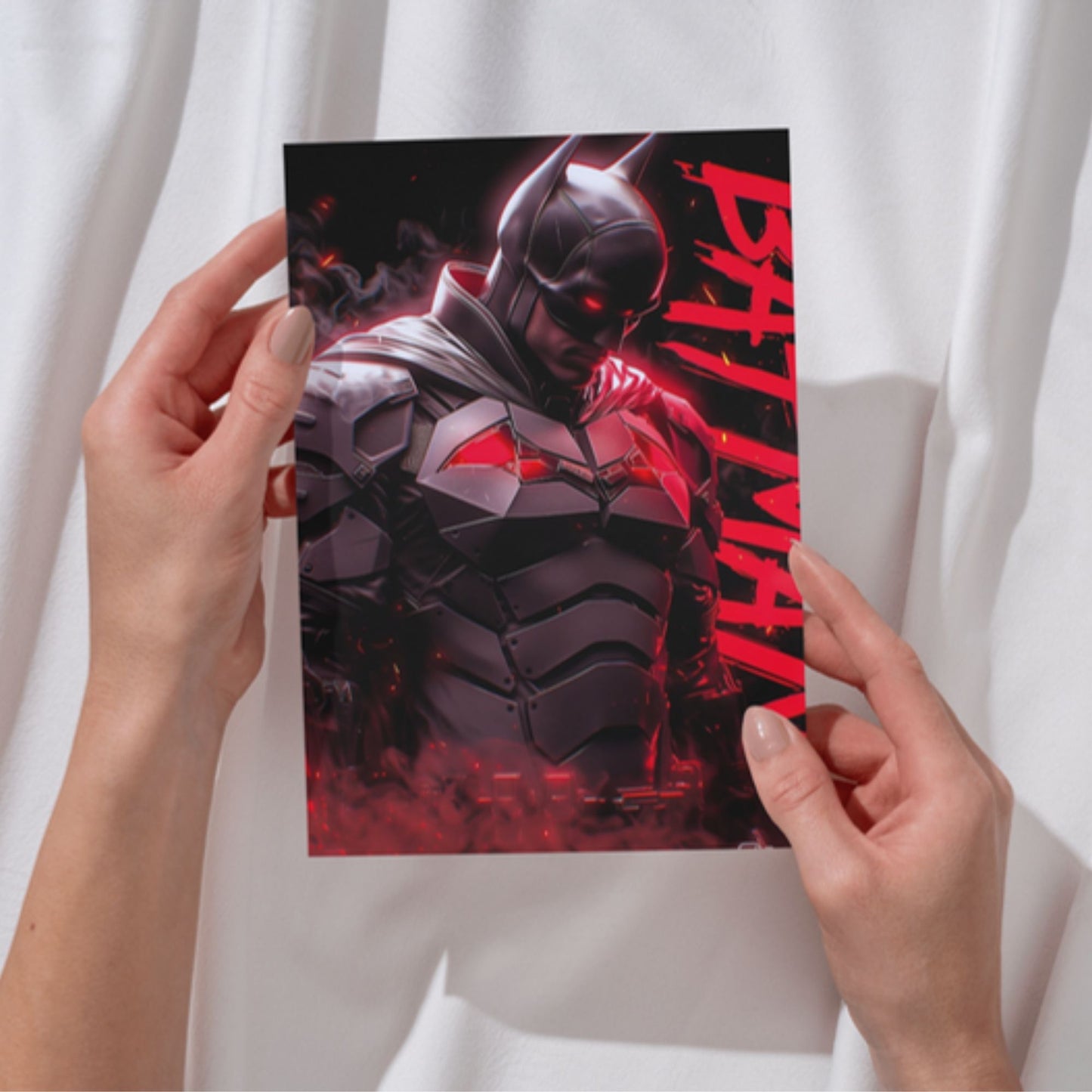 Posters Inc A4 Size Pack of 6 Superhero Poster on 300 GSM Matte Paper with Gluedots for Aesthetic Wall Art Decoration