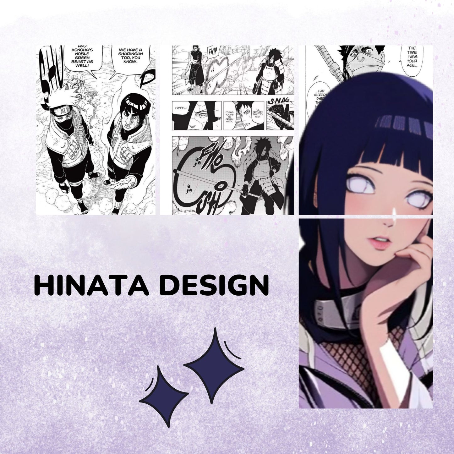 Posters Inc Anime Hinata Collage Kit for Wall, Aesthetic Home Decor Items for Living Room, Birthday Gifts for Men 300 GSM HD Quality Print A5 Size Posters Set of 20 with Glue Dots
