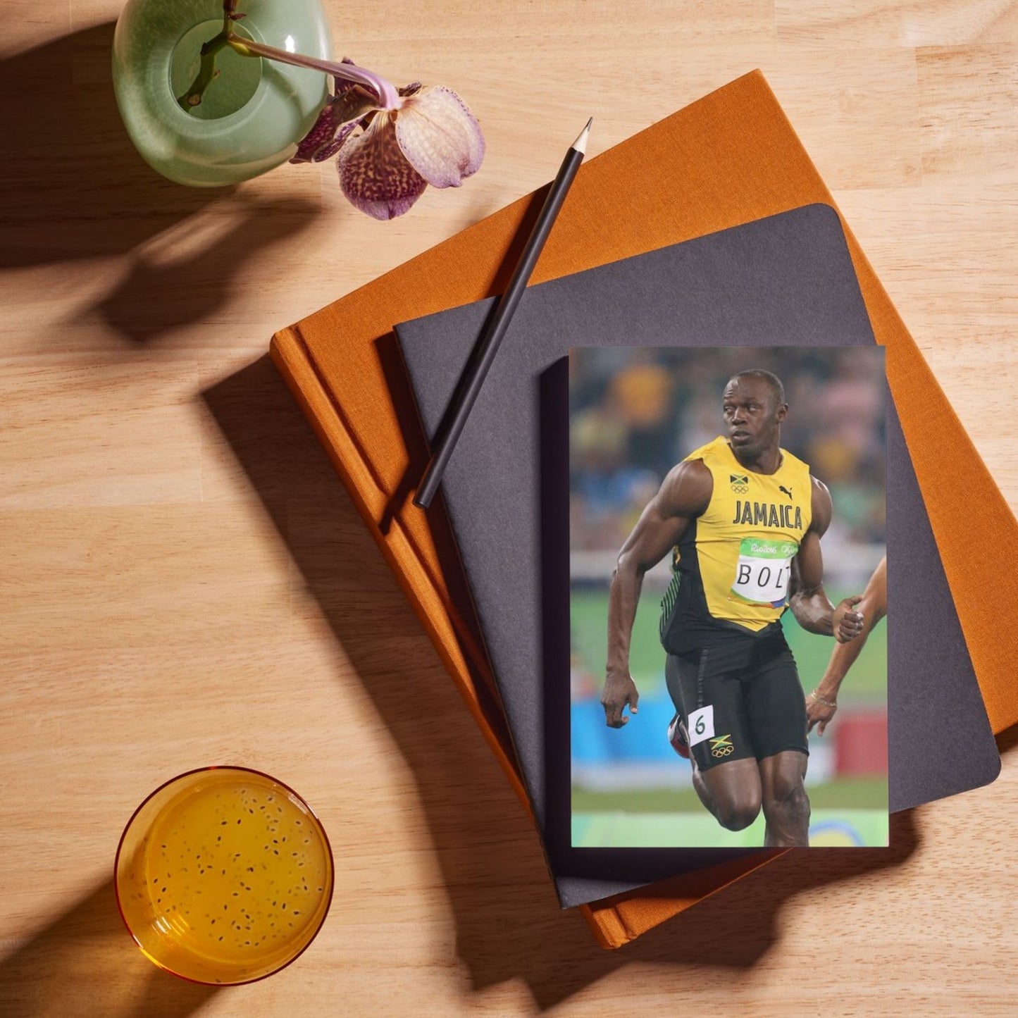 Posters Inc A6 Size Pack Of 54 Usain Bolt Wall Posters For Gym Room Decor Includes Glue Dots Featuring Running Champion Artwork Motivational Athletic Design Fitness Inspiration Decoration Se