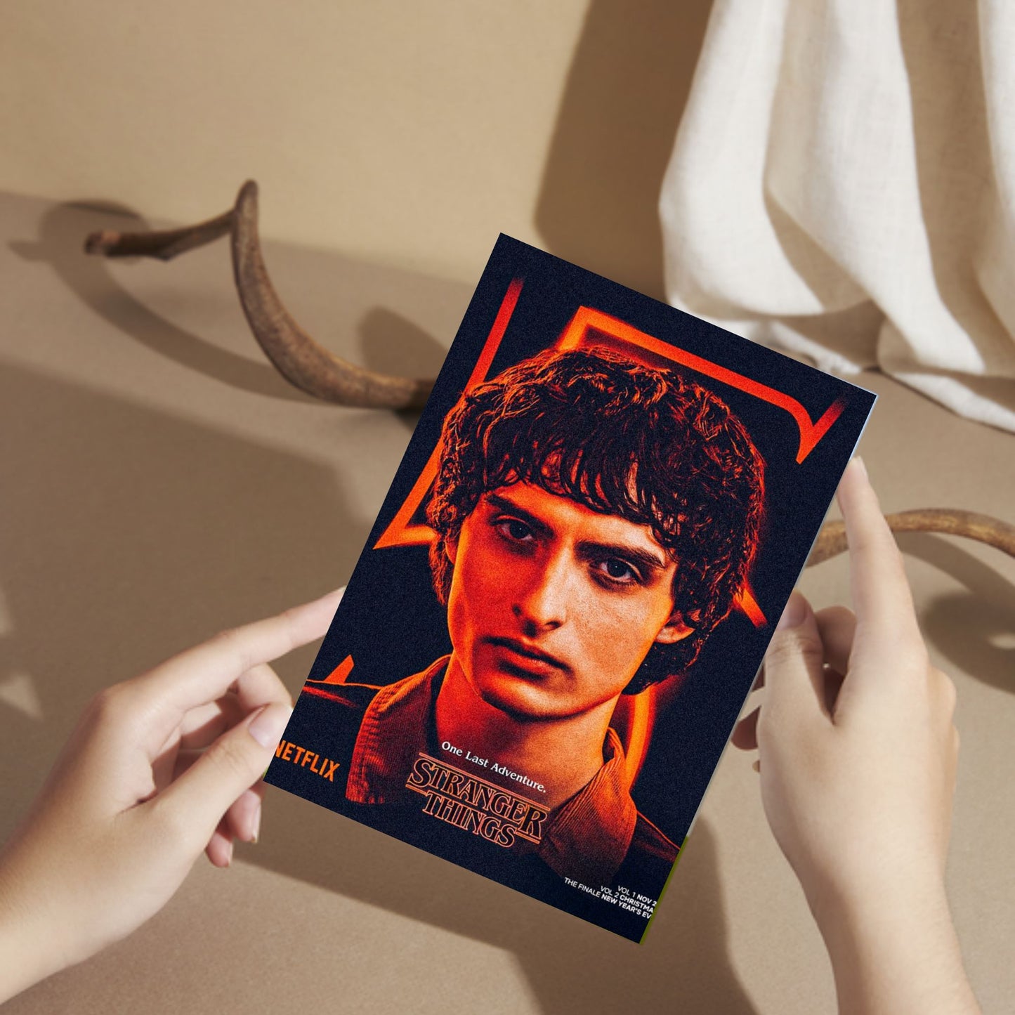 Posters Inc A6 Size Pack Of 27 Stranger Things Graphic Prints Featuring Dark Neon Illustration Eighties Horror Mood Netflix Fandom Decor Includes Glue Dots