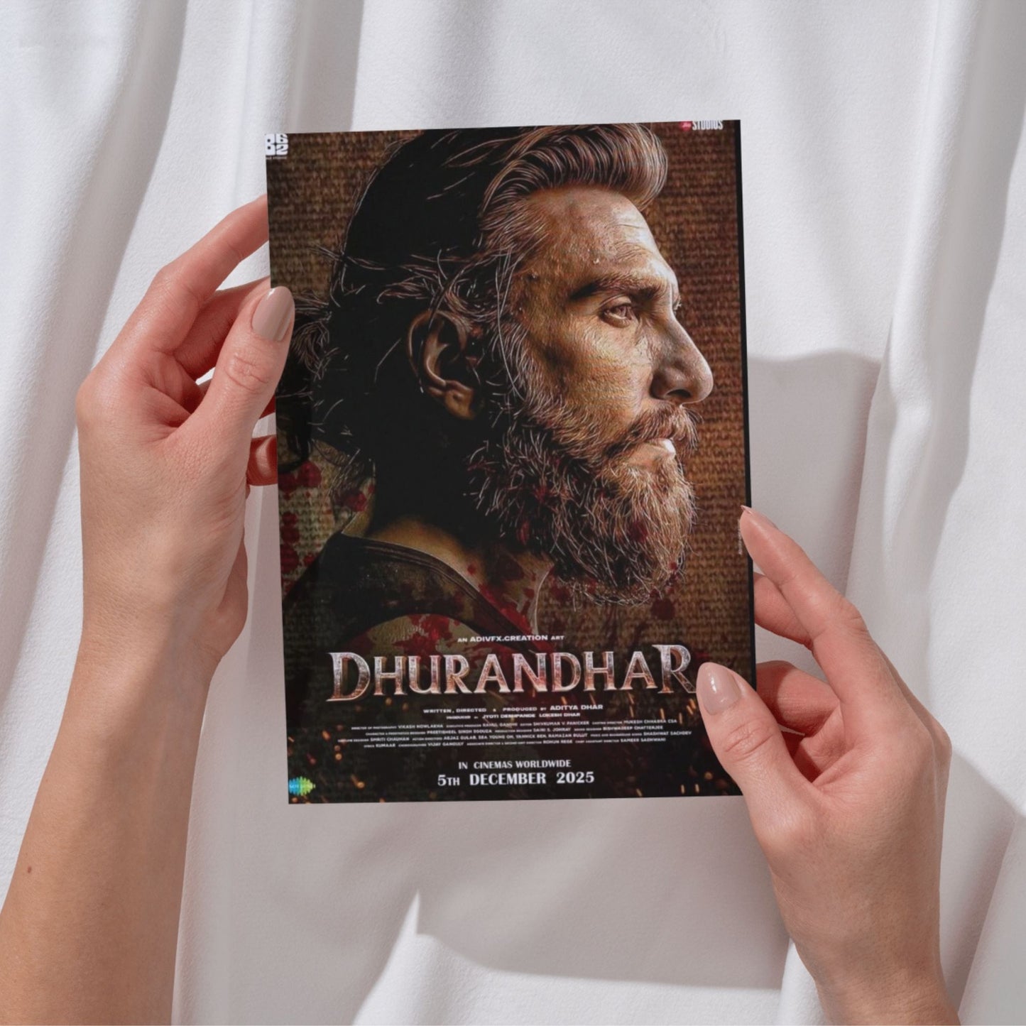 Posters Inc Dhurandhar Movie Posters For Room 300 Gsm Matte Paper A4 Size Pack Of 6 Posters Wall Decoration Poster For Wall Decoration Poster Aesthetic Glue Dots Included