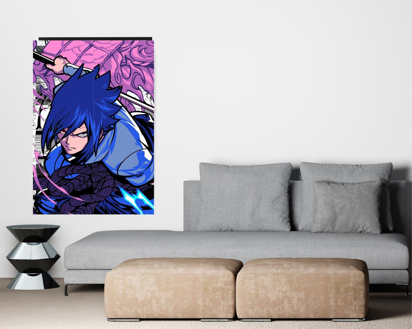 Posters Inc Naruto Posters Manga Panel Collage Art Kit, Anime Merchandise Wall Decoration Items for Living Room, Home Decor Birthday Gifts for Men, 300 GSM Print, A4 Size Paper with Sticker Set of 20