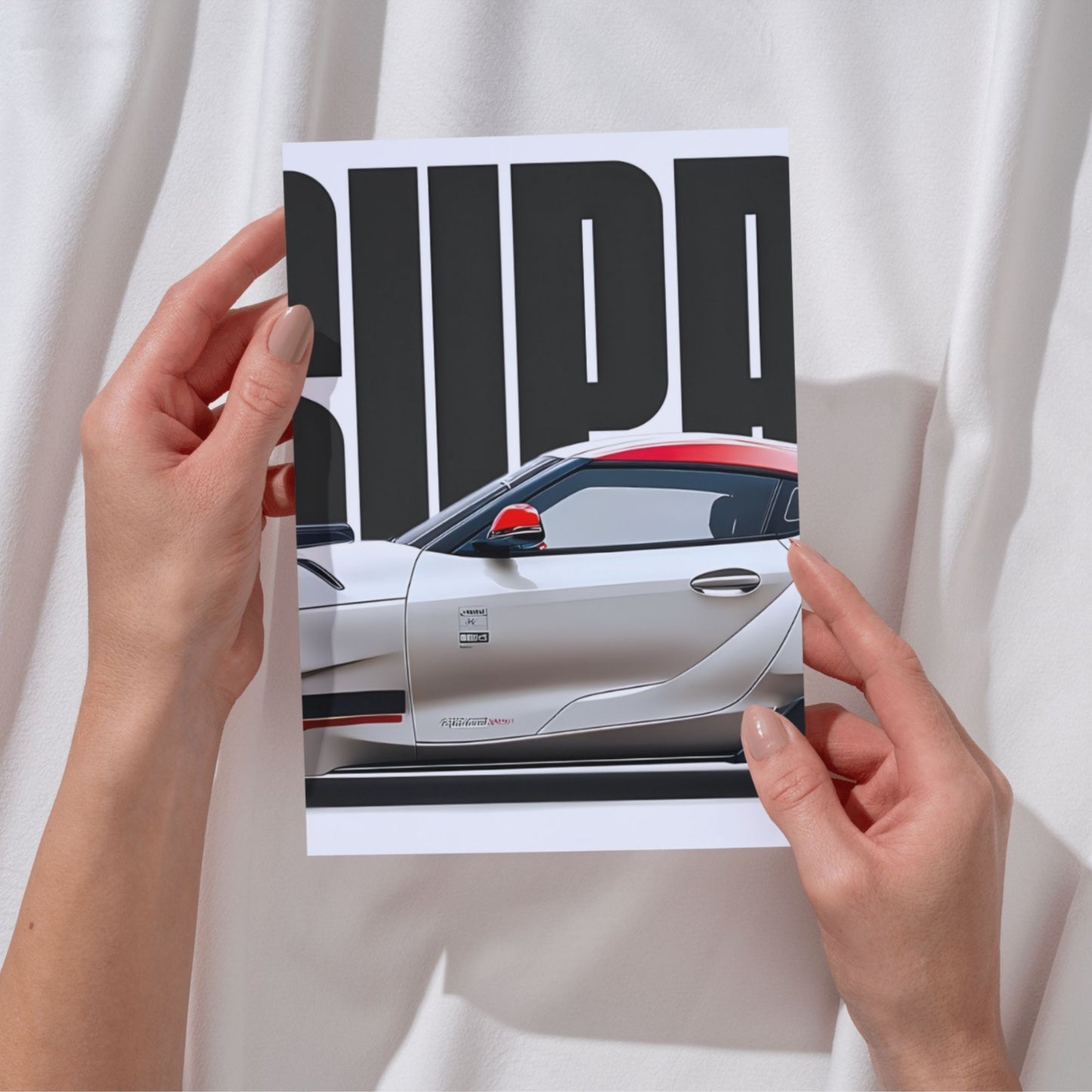 Posters Inc A4 Posters For Wall Supra Car Design Poster Set Of 3 With Glue Dots Included Printed On 300 Gsm Matte Paper For Room Decor Study Office Setup