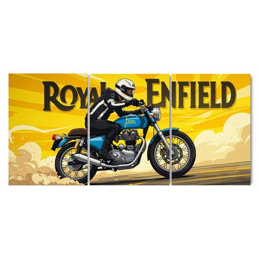 Posters Inc A4 Motorcycle Posters Pack Of 3 On 300 Gsm Matte Paper With Glue Dots Included Royal Enfield Inspired Poster Aesthetic Wall Decoration