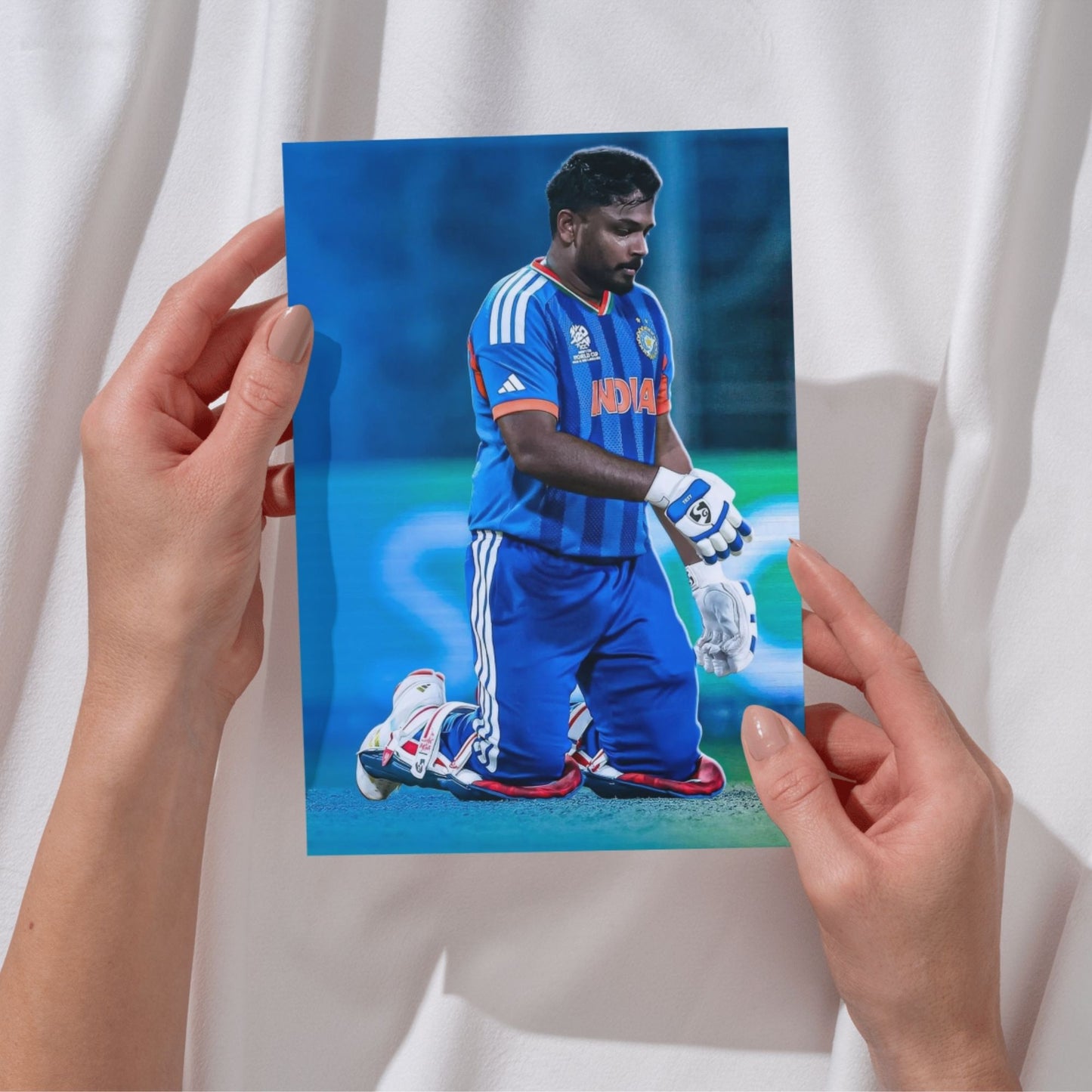Posters Inc Sanju Samson Cricket Posters For Room A4 Size Pack Of 6 Posters Printed On 300 Gsm Matte Paper With Glue Dots Included Sports Wall Decoration Featuring Samson IPL Visuals