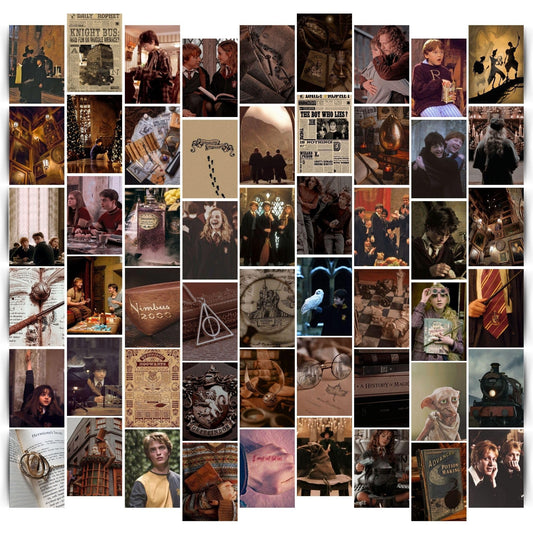 Posters Inc Harry Potter Posters Pack of 54 | Wall Decoration Items for Bedroom, Living Room, Study & Kitchen | Dream Catcher Wall Decor | Gifts for Women & Best Friend | 300 GSM Paper, Unframed