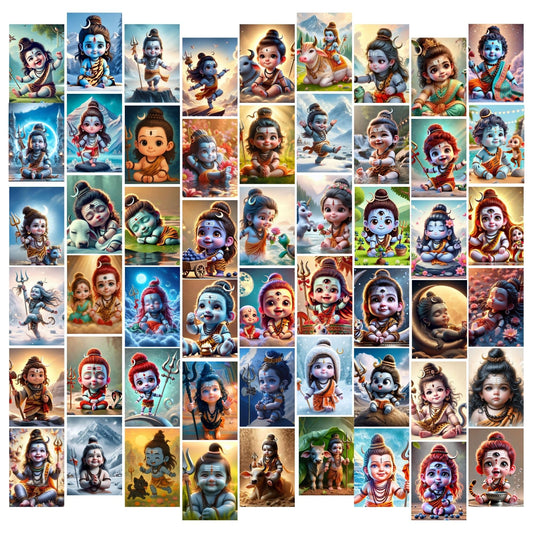 Posters Inc A6 Size Pack Of 54 Baby Gods Posters For Bedroom Decor Includes Glue Dots With Angelic Charm Design Grace Filled Artwork And Traditional Culture Inspired Divine Collection